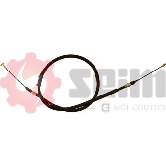 Tirette à câble, frein de stationnement arrière gauche SEIM 703490 pour BMW Z1 1.8 i - 110cv