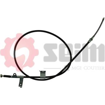Tirette à câble, frein de stationnement arrière gauche SEIM 713336 pour NISSAN PRIMERA 1.6 - 102cv
