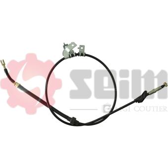 Tirette à câble, frein de stationnement arrière gauche SEIM 731312 pour HONDA CIVIC 1.4 i - 75cv