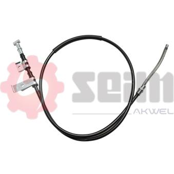 Tirette à câble, frein de stationnement arrière droit SEIM 733508 pour MITSUBISHI MIRAGE 1.3 - 60cv
