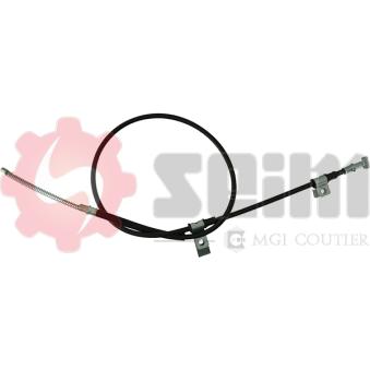 Tirette à câble, frein de stationnement arrière gauche SEIM 733509 pour MITSUBISHI MIRAGE 1.3 - 60cv