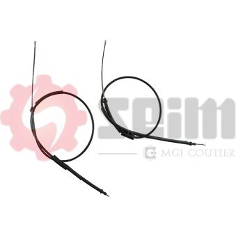 Tirette à câble, frein de stationnement SEIM OEM 9628846980