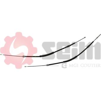 Tirette à câble, frein de stationnement SEIM 804280 pour PEUGEOT 607 2.2 16V - 163cv