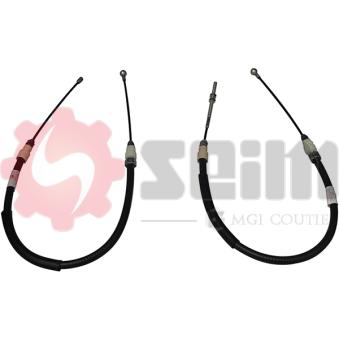 Tirette à câble, frein de stationnement SEIM 804301 pour PEUGEOT 607 2.2 16V - 163cv