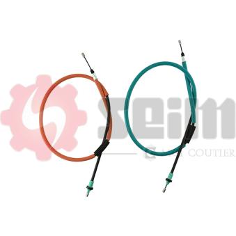 Tirette à câble, frein de stationnement SEIM 804655 pour FIAT 124 1.2 - 103cv