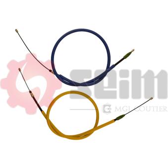 Tirette à câble, frein de stationnement SEIM 804940 pour SKODA OCTAVIA 1.6 - 102cv