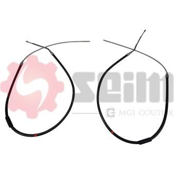 Tirette à câble, frein de stationnement SEIM 805008 pour BMW Série 3 320 i - 150cv