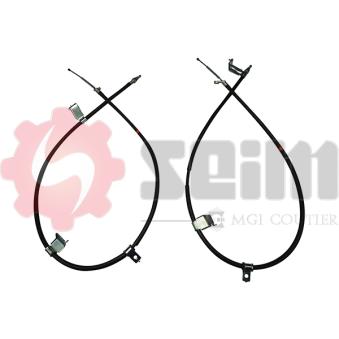 Tirette à câble, frein de stationnement SEIM 805065 pour RENAULT KOLEOS 2.0 DCI - 150cv