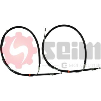 Tirette à câble, frein de stationnement SEIM 805081 pour VOLKSWAGEN FOX 1.4 TDI - 70cv