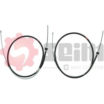 Tirette à câble, frein de stationnement SEIM OEM 6R0609721B