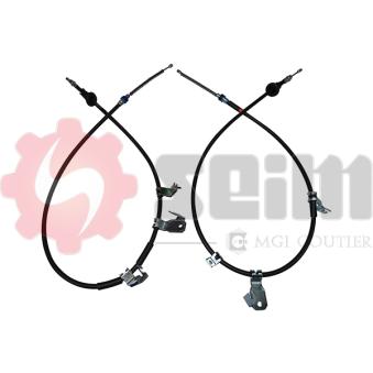 Tirette à câble, frein de stationnement SEIM 805084 pour PEUGEOT 2008 1.1 - 75cv