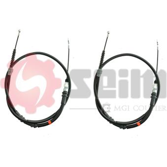 Tirette à câble, frein de stationnement SEIM 805117 pour VOLKSWAGEN TRANSPORTER - COMBI 2.5 TDI 4motion - 174cv