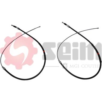 Tirette à câble, frein de stationnement SEIM OEM 1T0609721J