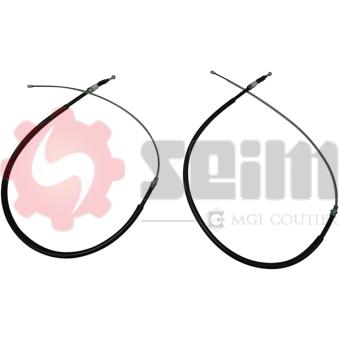 Tirette à câble, frein de stationnement SEIM OEM 1T0609721M