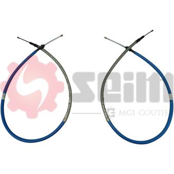 Tirette à câble, frein de stationnement SEIM 805125 pour VOLKSWAGEN CADDY 1.6 D Multijet - 90cv