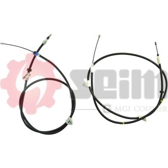 Tirette à câble, frein de stationnement SEIM 805128 pour FORD S-MAX 2.0 EcoBoost - 240cv