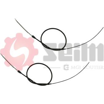 Tirette à câble, frein de stationnement SEIM 853223 pour VOLKSWAGEN FOX 1.4 TDI - 70cv