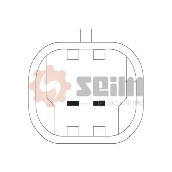 Lève-vitre avant gauche SEIM 900566 pour DAEWOO KALOS 1.4 - 83cv