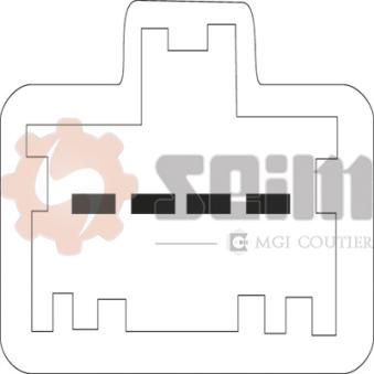Lève-vitre avant gauche SEIM OEM 72255SR3505