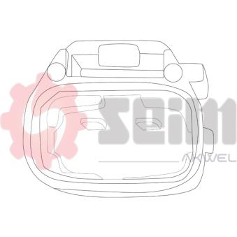 Lève-vitre arrière gauche SEIM OEM 834011w010