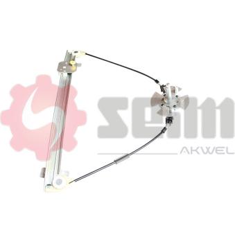Lève-vitre arrière droit SEIM 902487 pour OPEL MERIVA 1.7 DTI - 75cv
