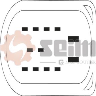 Lève-vitre avant droit SEIM 980045 pour DODGE RAM 2500 1.4 - 60cv