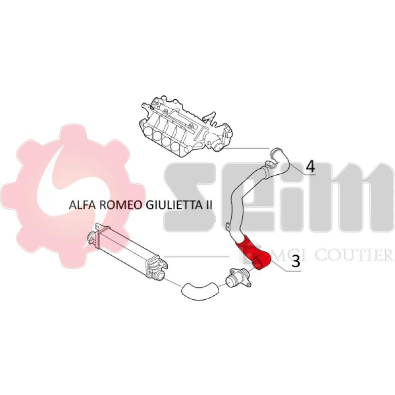 Gaine de suralimentation SEIM 981009 - Visuel 1