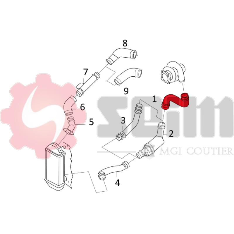 Gaine de suralimentation SEIM 981015 - Visuel 1