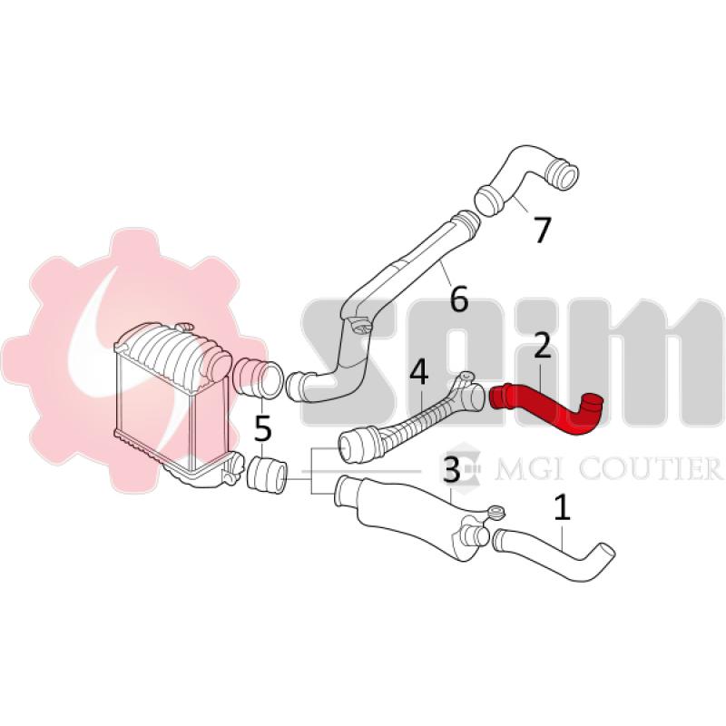 Gaine de suralimentation SEIM 981017 - Visuel 2
