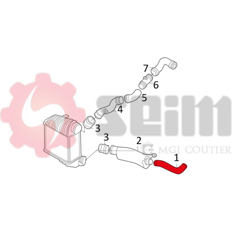 Gaine de suralimentation SEIM 981018 - Visuel 1