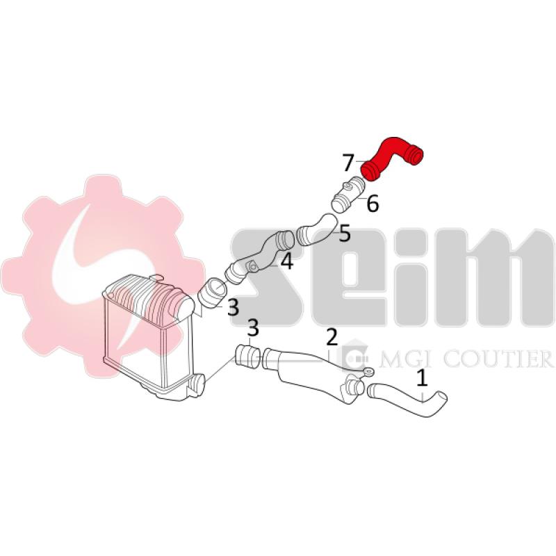 Gaine de suralimentation SEIM 981022 - Visuel 1