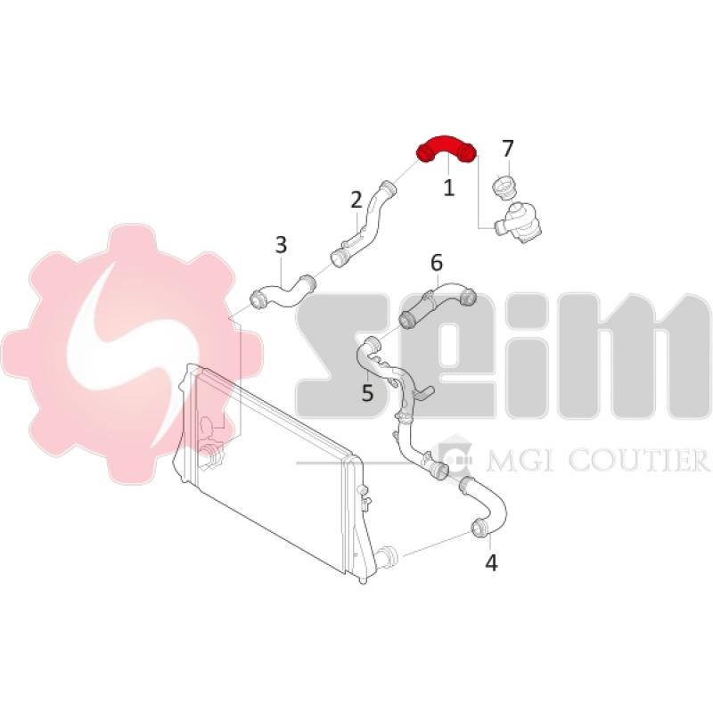 Gaine de suralimentation SEIM 981026 - Visuel 1
