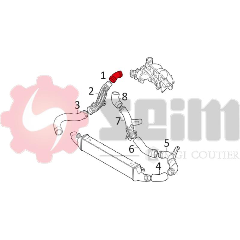 Gaine de suralimentation SEIM 981040 - Visuel 2
