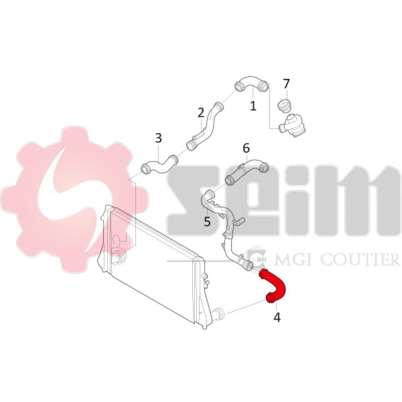 Gaine de suralimentation SEIM 981042 - Visuel 1