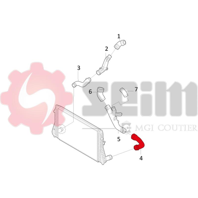 Gaine de suralimentation SEIM 981042 - Visuel 2