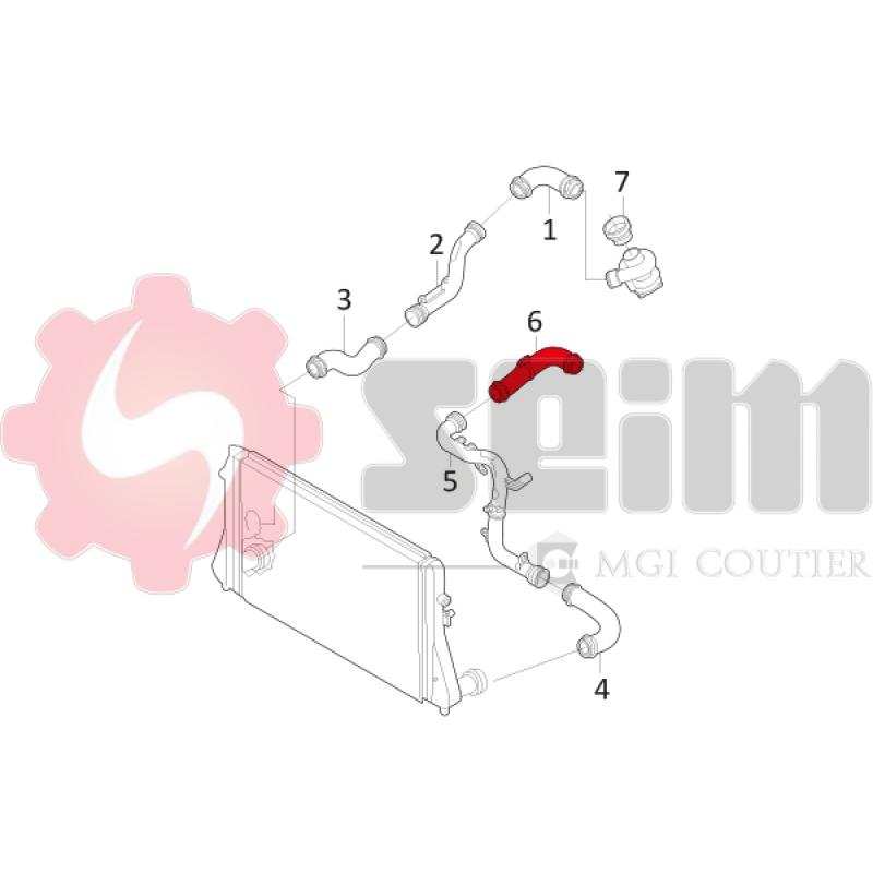 Gaine de suralimentation SEIM 981044 - Visuel 1