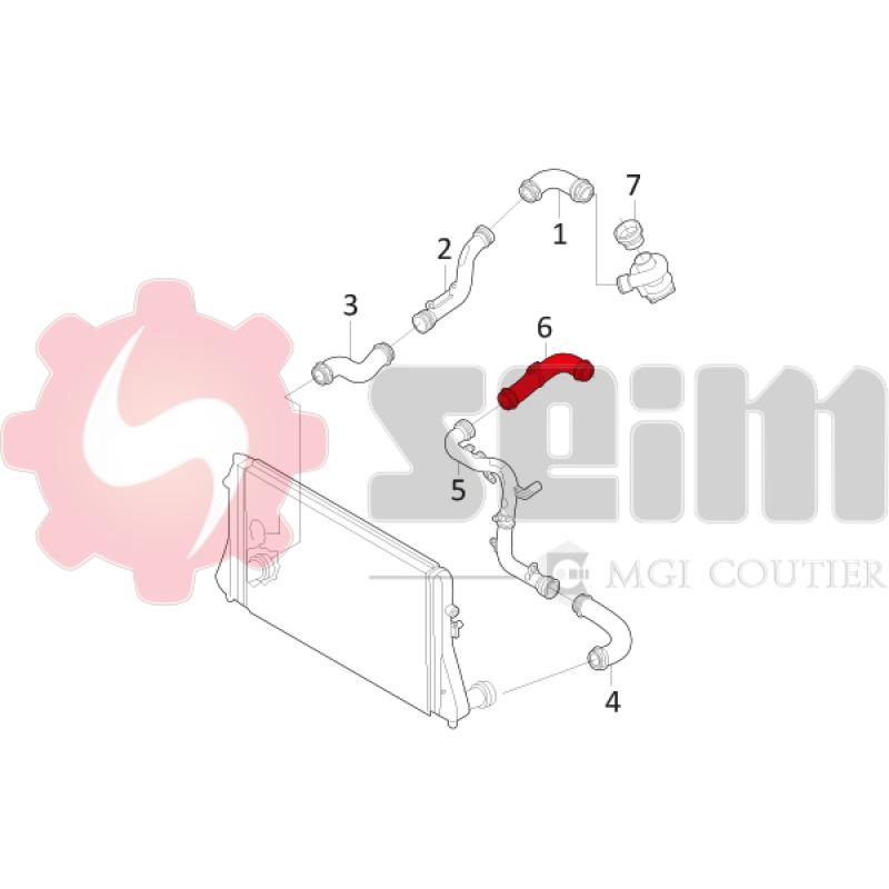 Gaine de suralimentation SEIM 981047 - Visuel 1