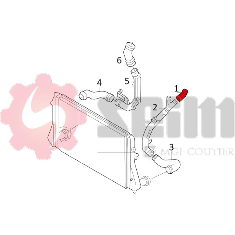 Gaine de suralimentation SEIM 981048 - Visuel 1