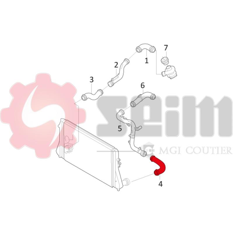 Gaine de suralimentation SEIM 981050 - Visuel 2