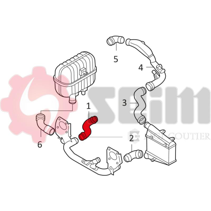 Gaine de suralimentation SEIM 981053 - Visuel 1
