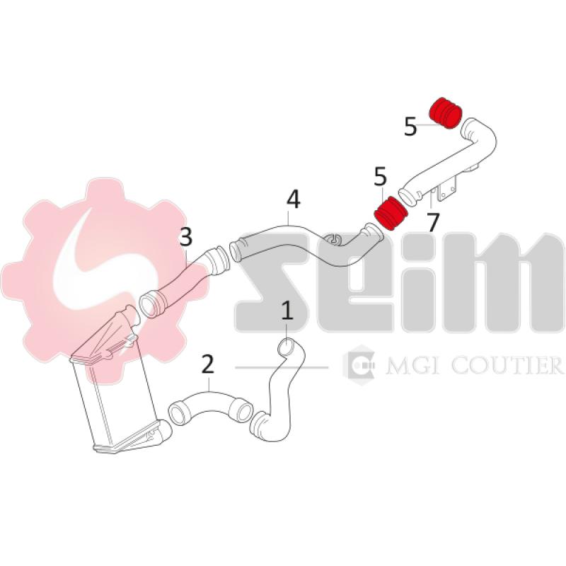 Gaine de suralimentation SEIM 981056 - Visuel 1