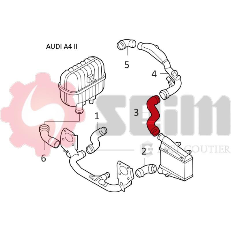 Gaine de suralimentation SEIM 981069 - Visuel 1