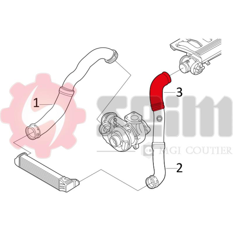 Gaine de suralimentation SEIM 981099 - Visuel 1