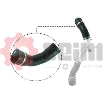 Gaine de suralimentation SEIM 981105 pour BMW Série 5 525 d - 163cv