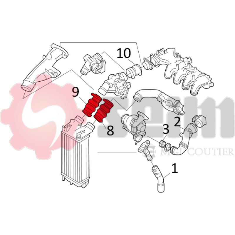 Gaine de suralimentation SEIM 981113 - Visuel 1