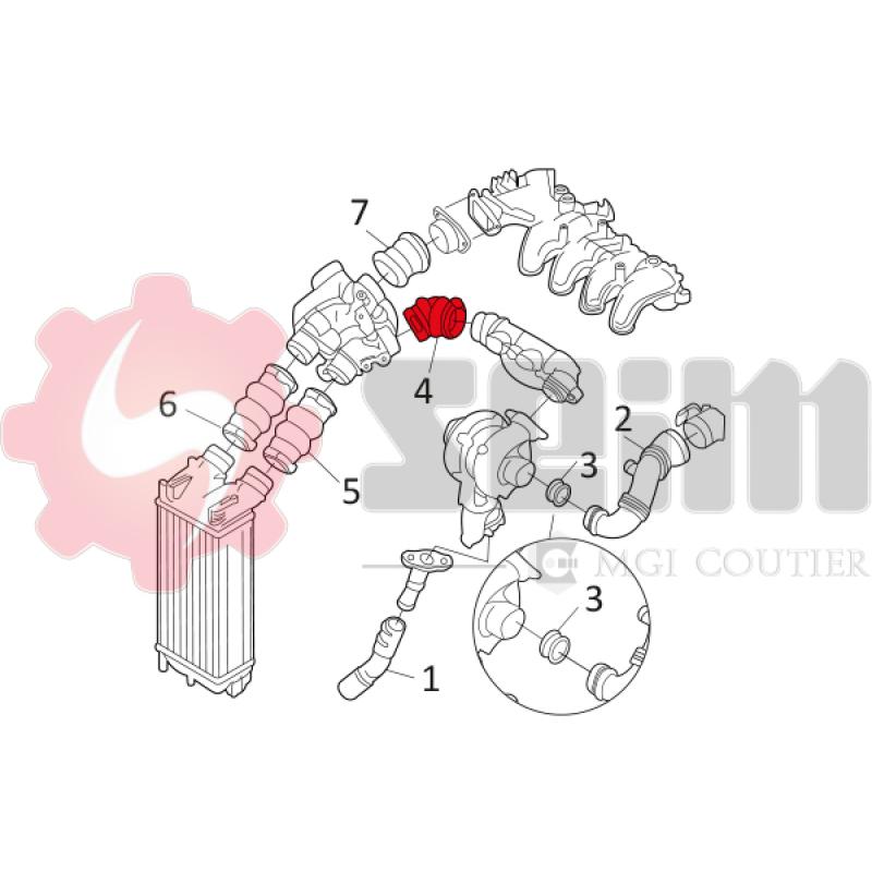 Gaine de suralimentation SEIM 981120 - Visuel 1