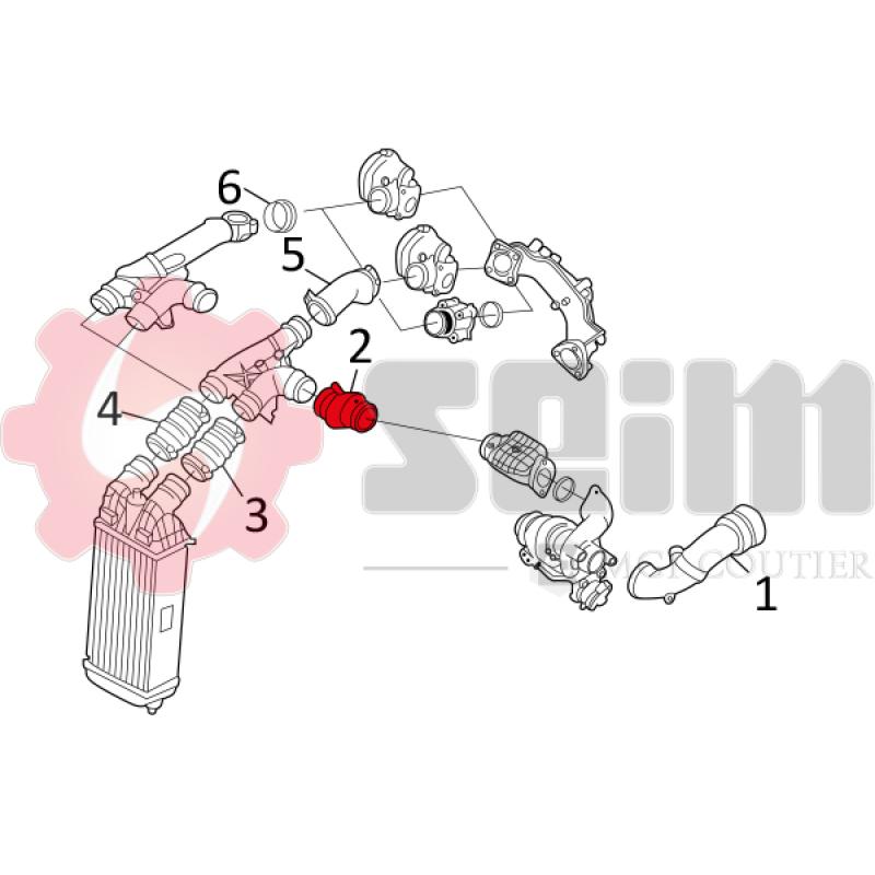 Gaine de suralimentation SEIM 981121 - Visuel 1