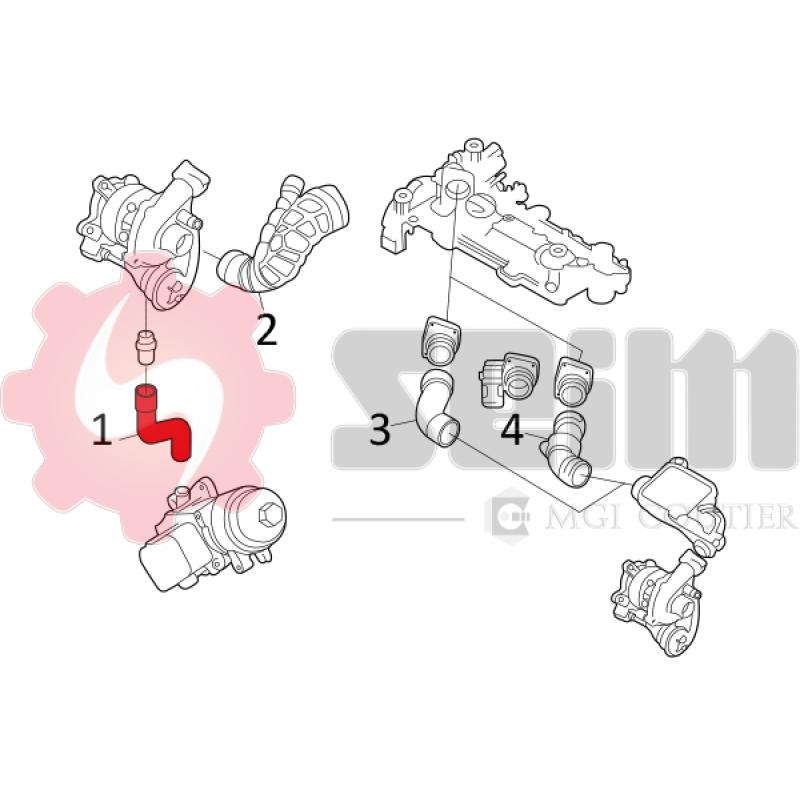 Tuyau d'huile SEIM 981126 - Visuel 1