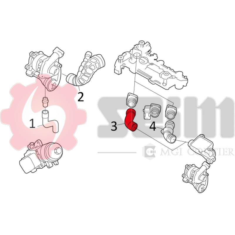 Gaine de suralimentation SEIM 981129 - Visuel 1