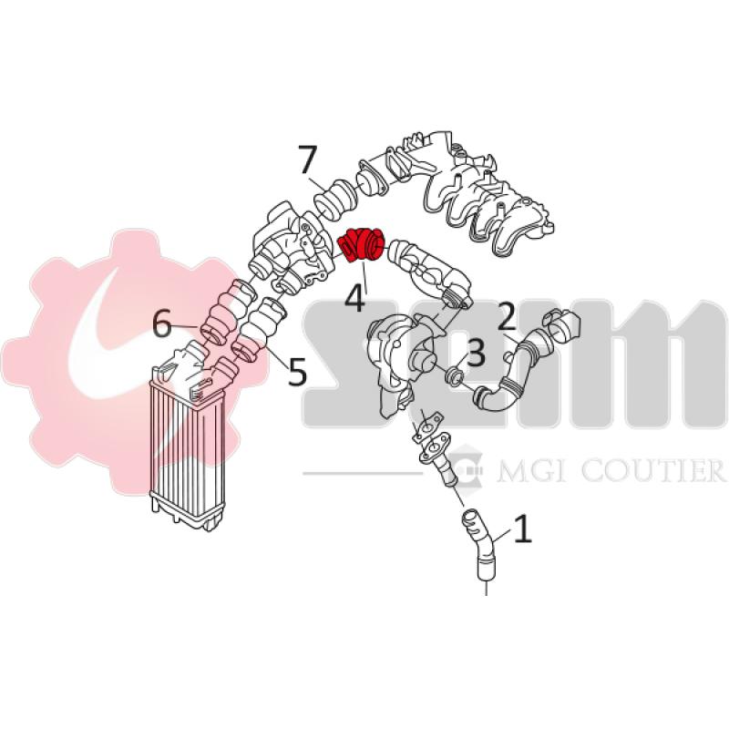 Gaine de suralimentation SEIM 981130 - Visuel 1